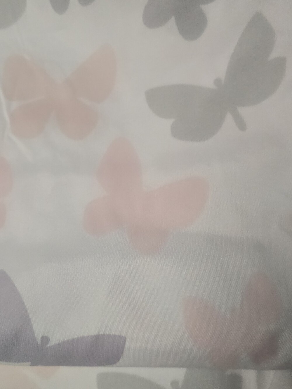 Butterfly Print Twin Flat, Fitted Sheet One Single Standard Pillow Case - Picture 7 of 7